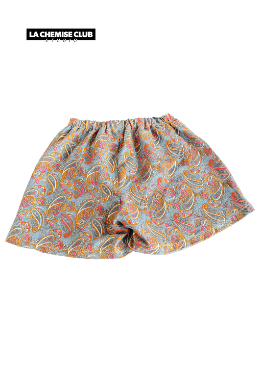 La Chemise Club Studio • Short Mandala bleu
