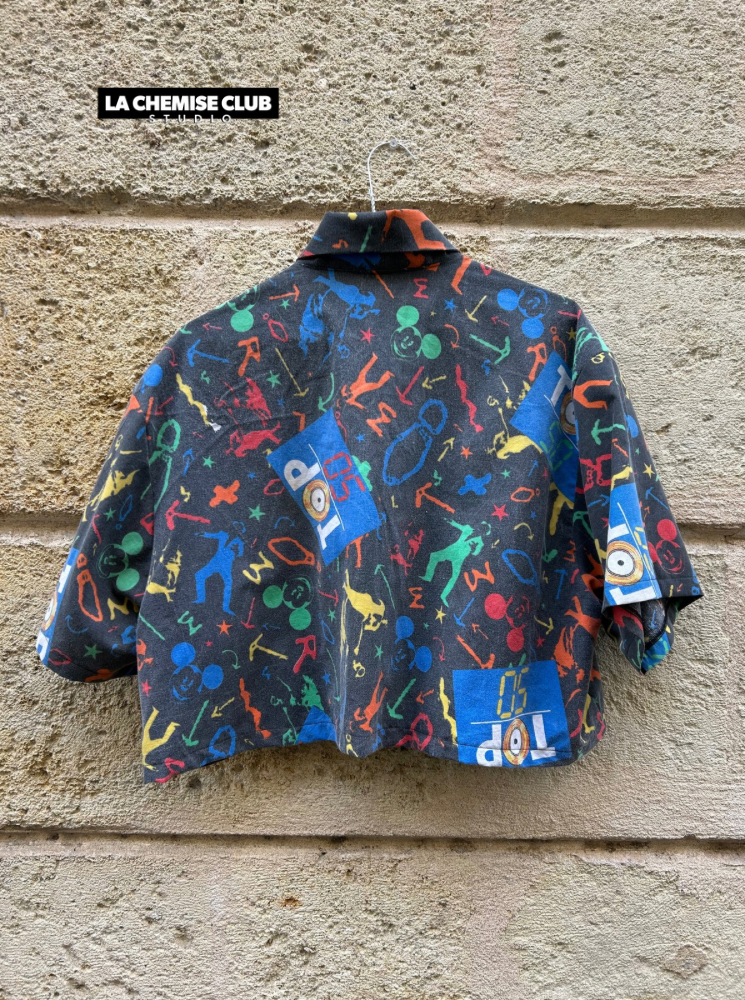 Chemise crop Top 50 • La Chemise Club Studio