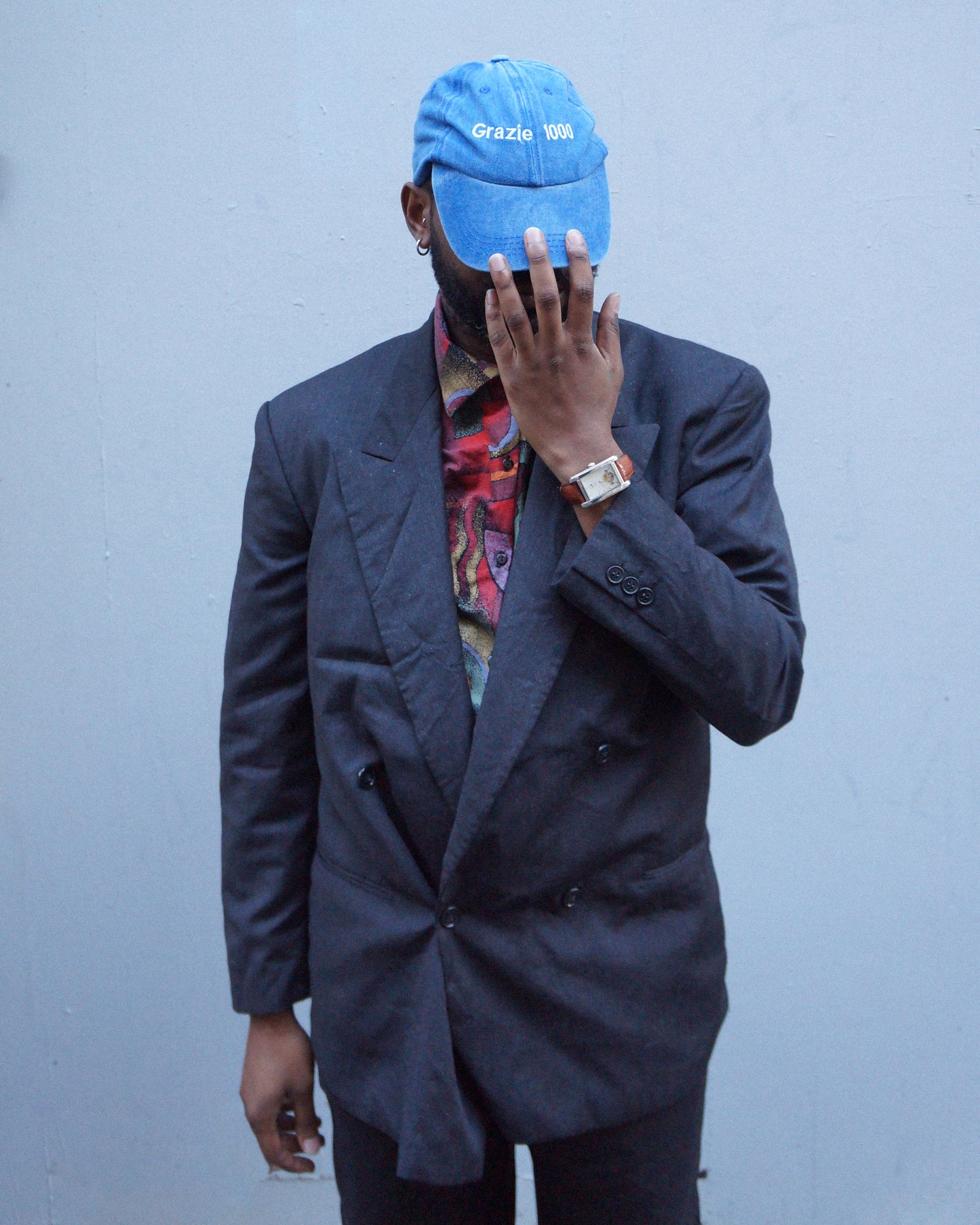 Casquette Grazie 1000 bleue