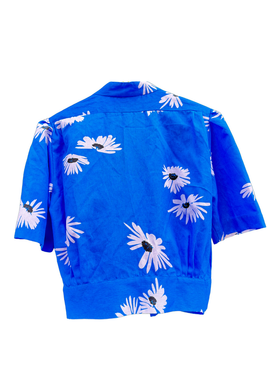 Chemise Fleur Bleue