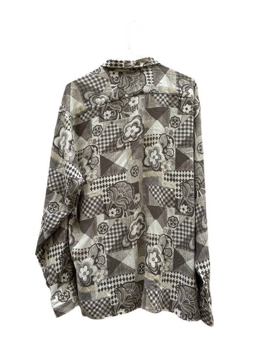 Chemise marguerite marron