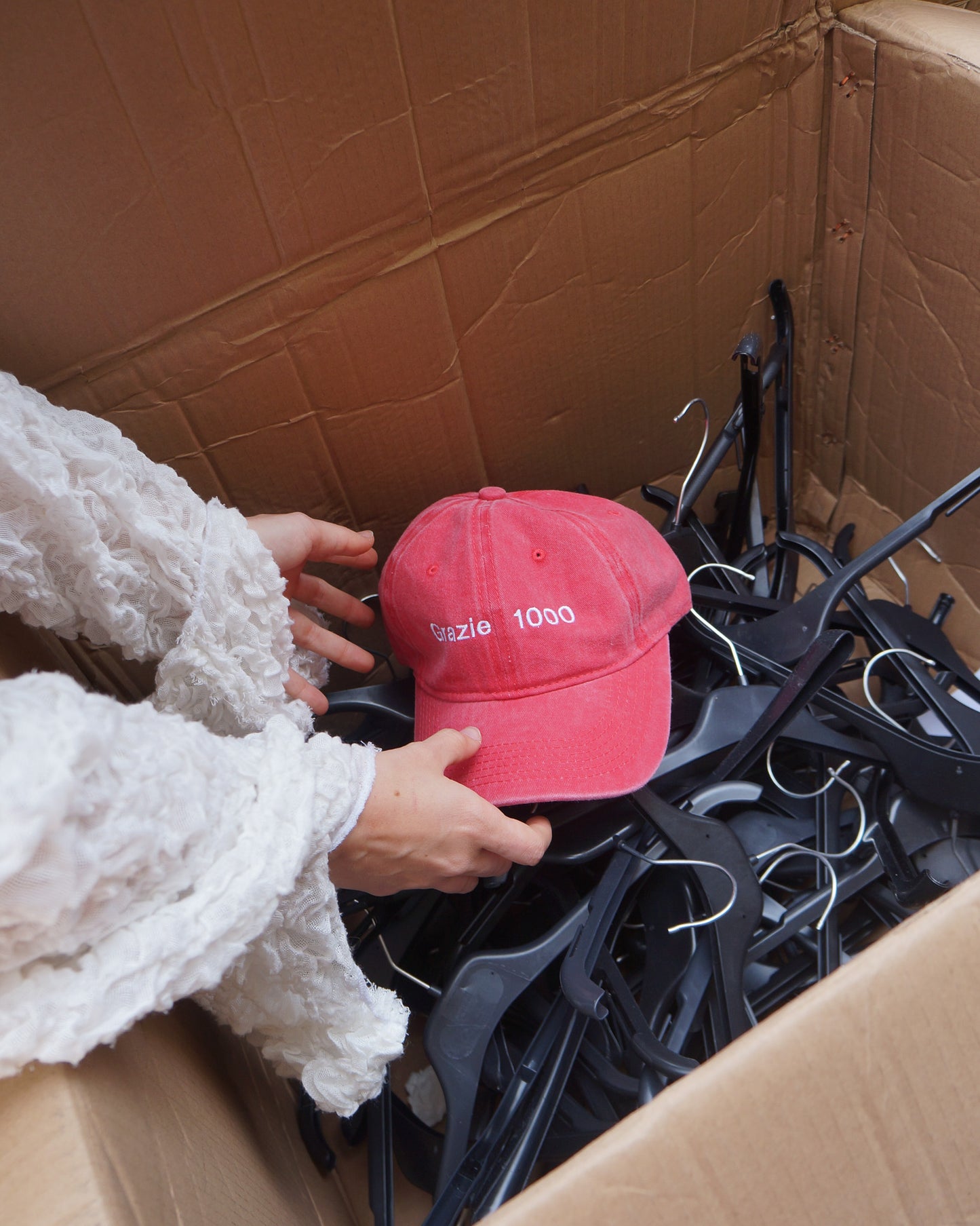 Casquette Grazie 1000 rouge