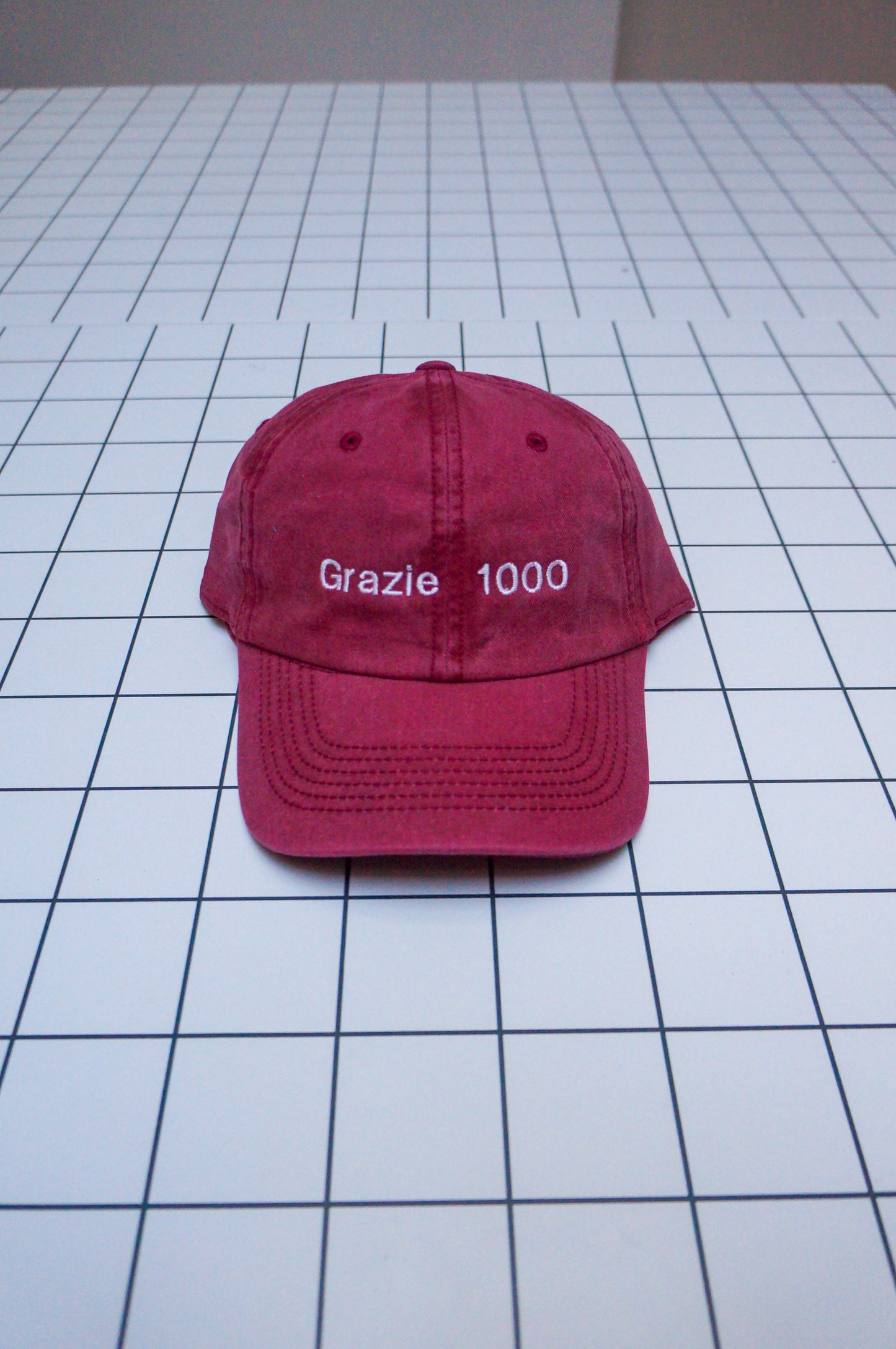 Casquette Grazie 1000 bordeaux