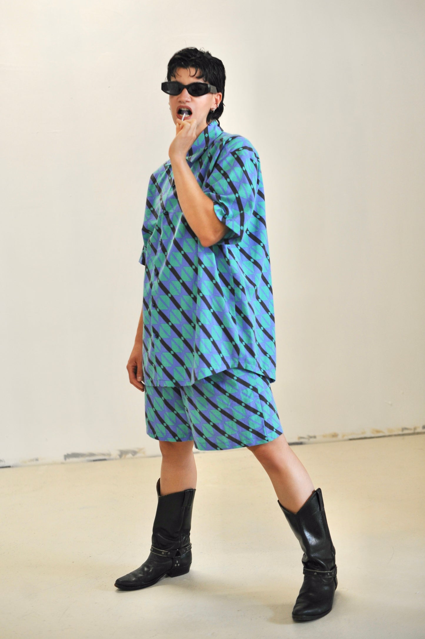 Bermuda Langue bleue • La Chemise Club Studio