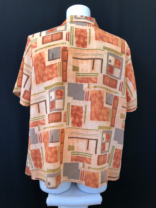 Chemise Canda orange