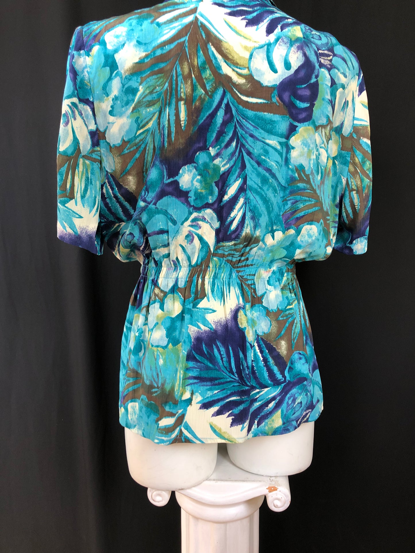 Chemise Retro Valentina Blue