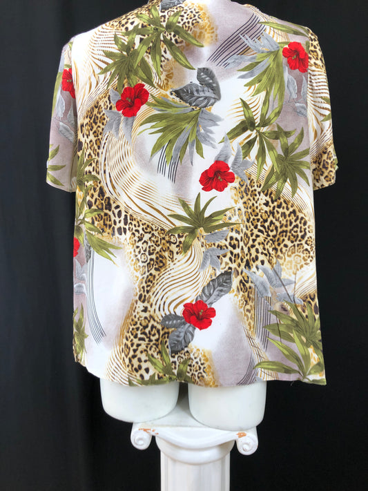 Chemise Fleurs Léopards !