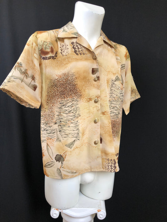 Chemise sable doré