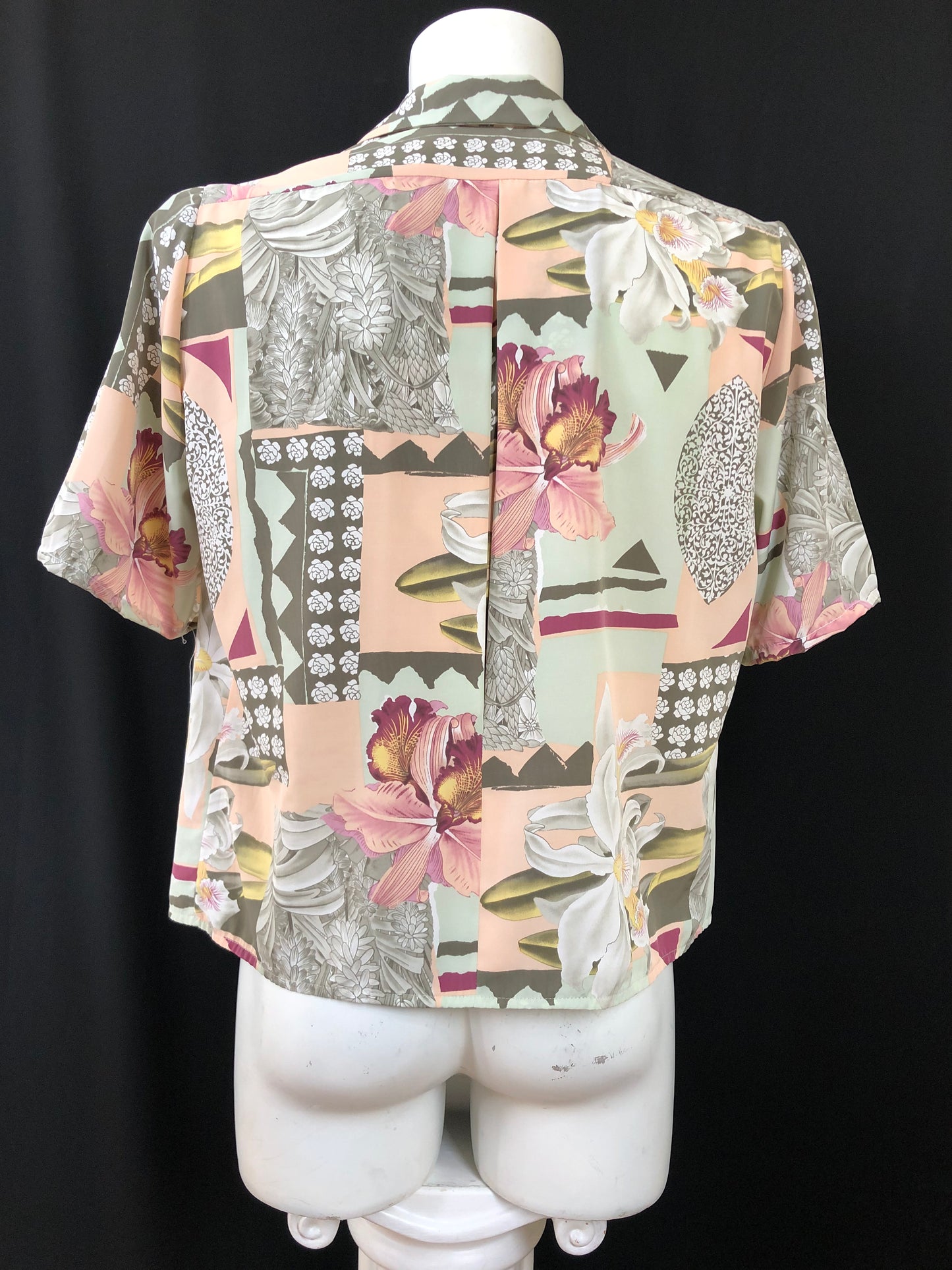 Chemise lys orchidées