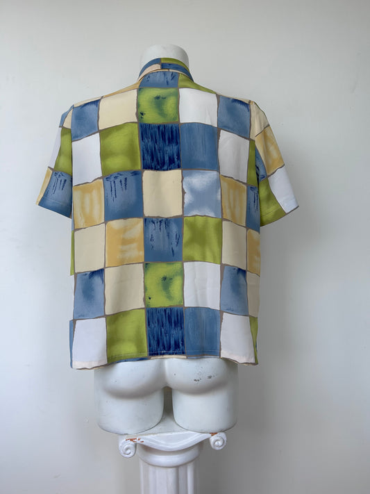 Chemise aqua square