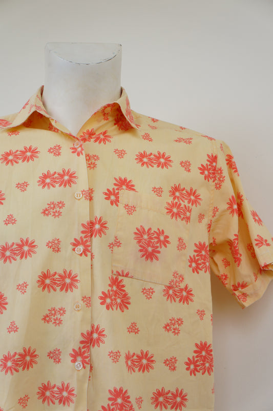 Chemise anis orangé