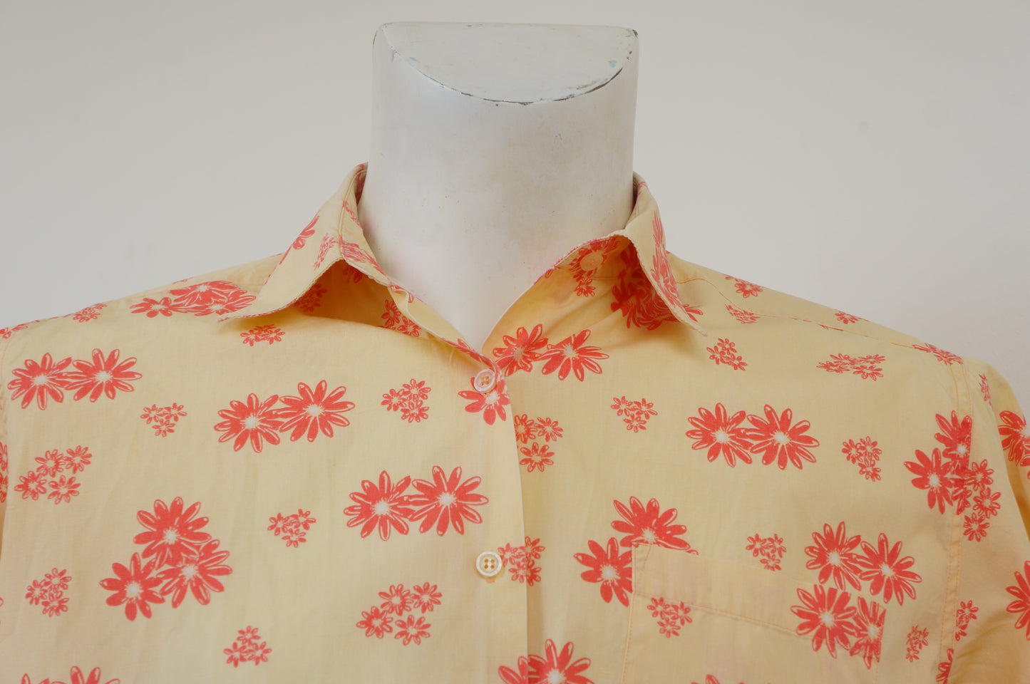 Chemise anis orangé