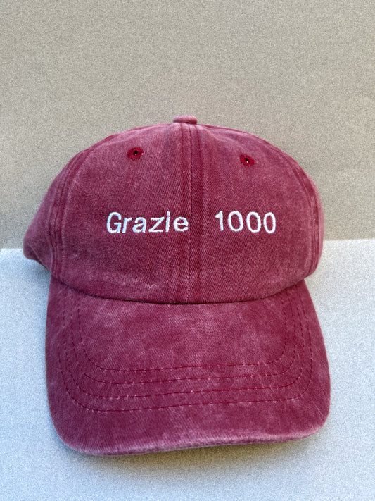 Casquette Grazie 1000 bordeauxx