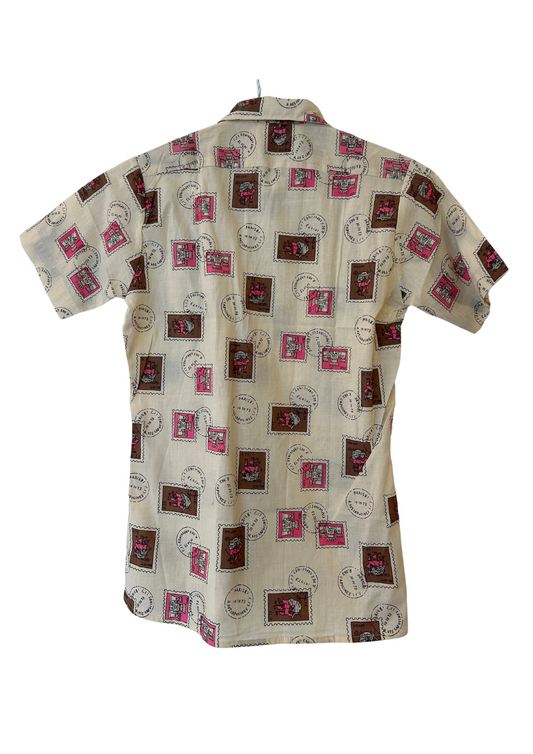 Chemise paris stamps