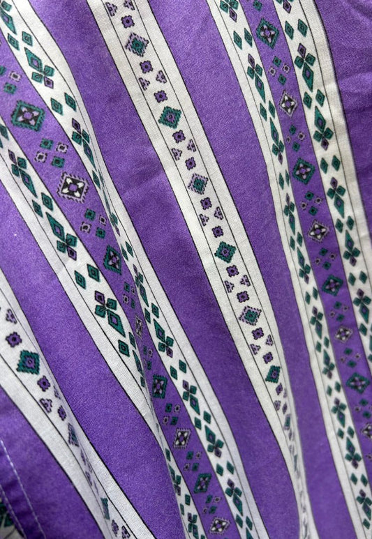 Chemise viola stripe