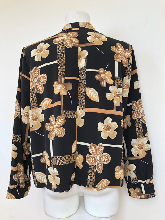 Chemise léo fleuri