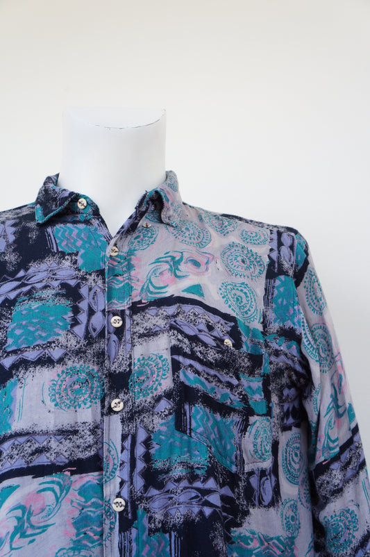 Chemise azur