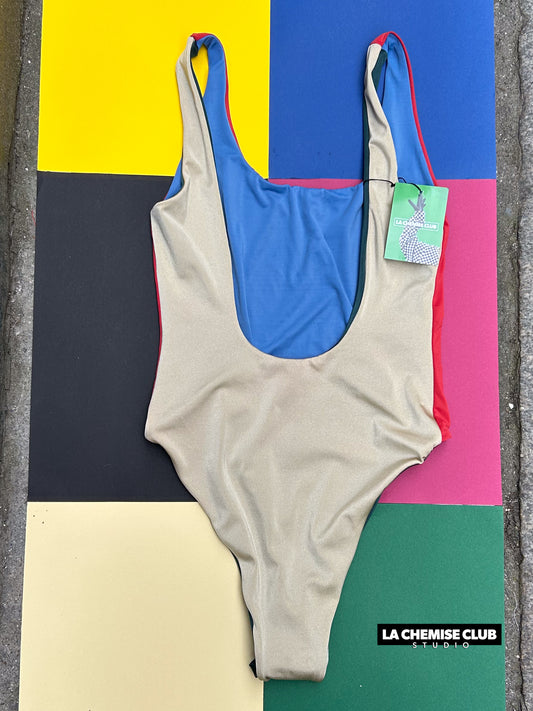 Maillot réversible Bleu/Rouge • La Chemise Club Studio