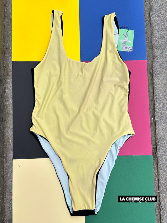 Maillot réversible Butter/Ciel • La Chemise Club Studio