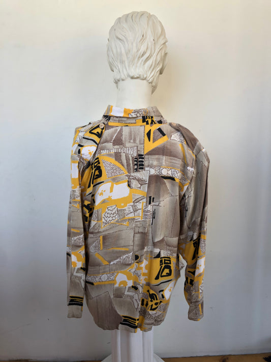 Chemise yellow art