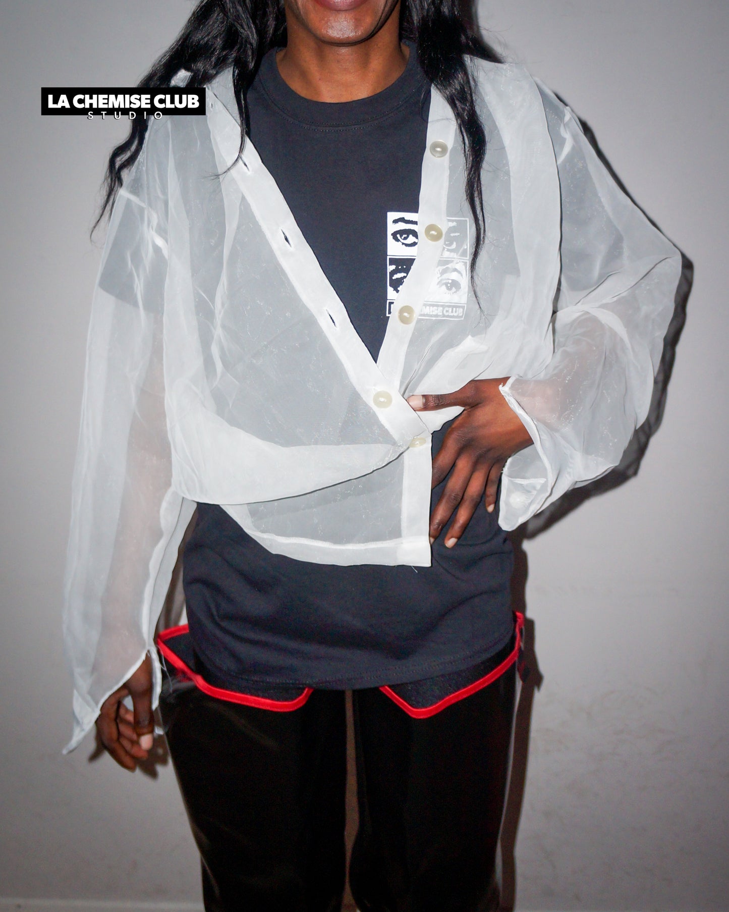 La Chemise Club Studio • Transparente blanche