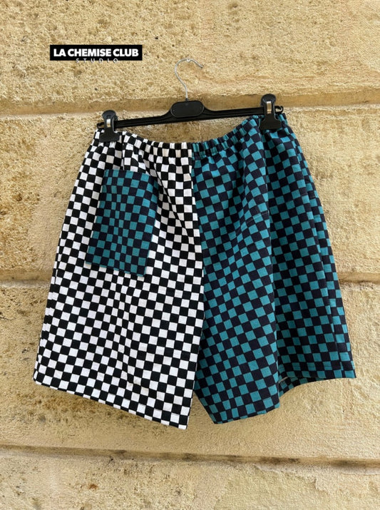 Bermuda Bi-Damier• La Chemise Club Studio