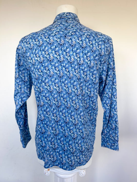 Chemise Blue Flowers