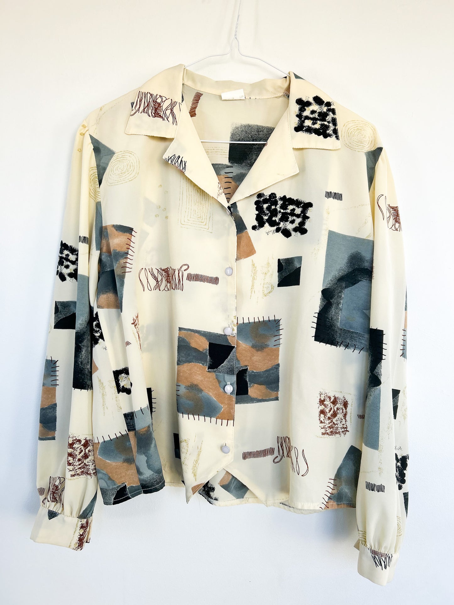 Chemise Abstract Beige