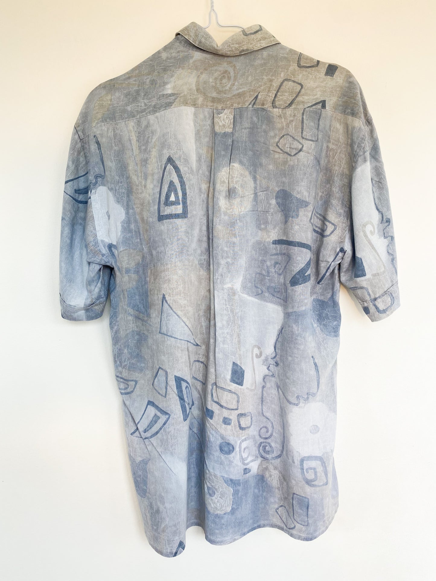 Chemise Abstract Blue