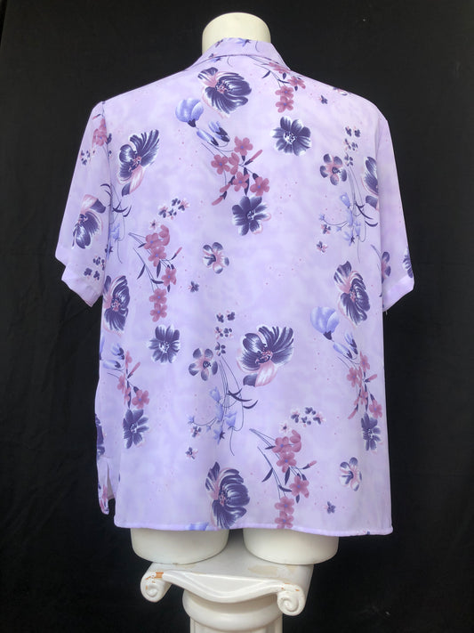 Chemise pensées lila