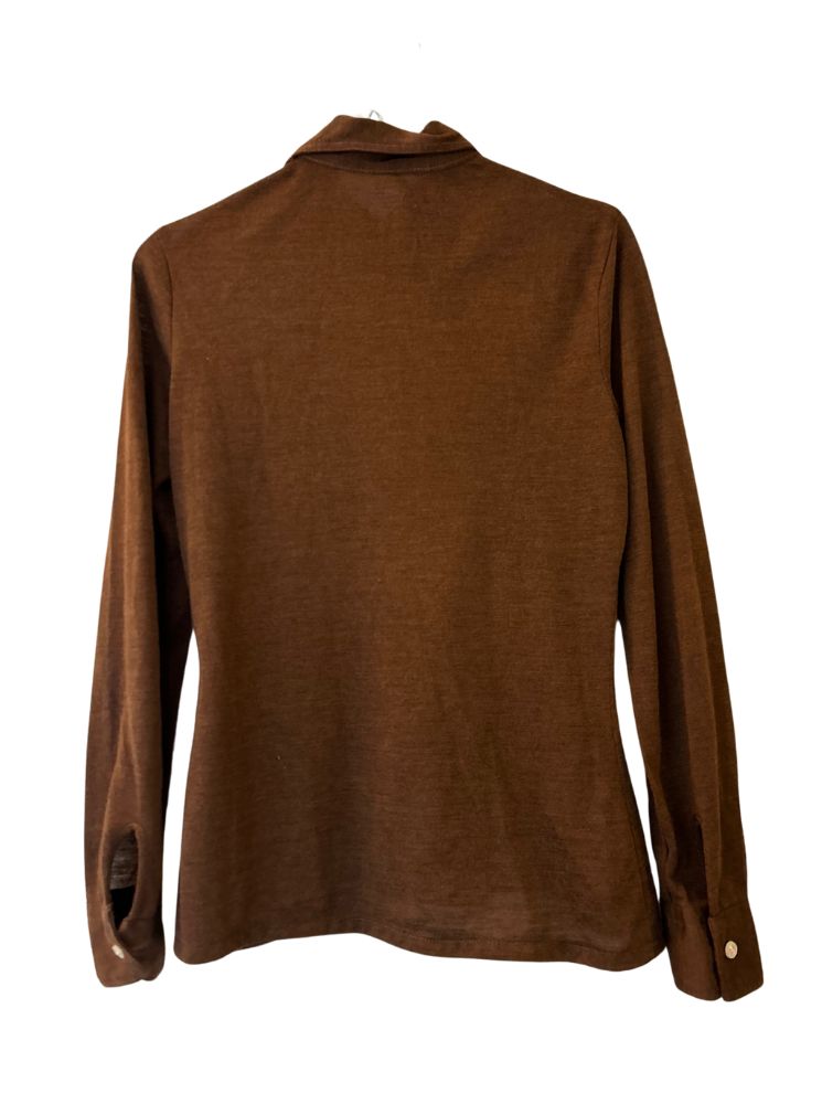 Chemise architec marron
