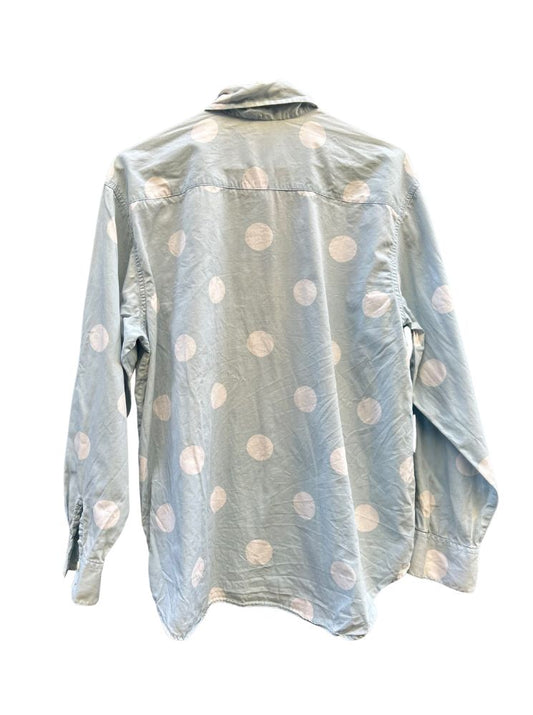 Chemise pois avec mention