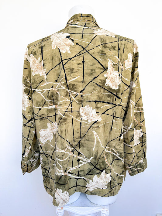 Chemise feuilles d'automne