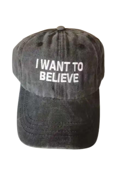 Casquette I want to Believe