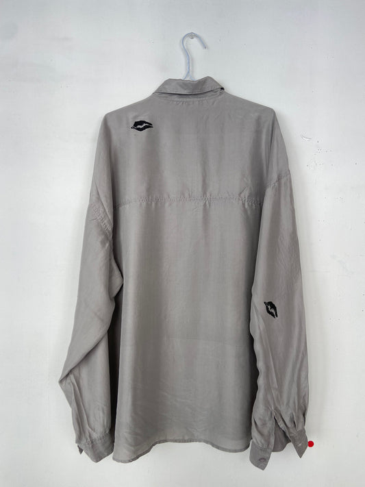 Chemise "Le Baiser Club" grise