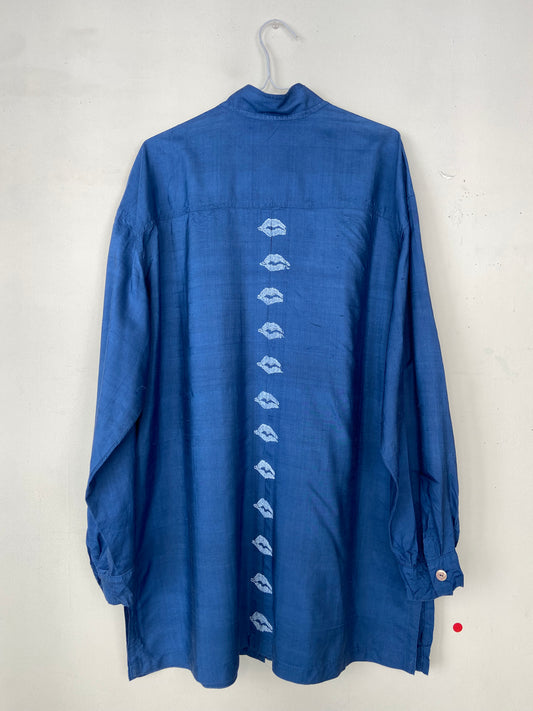 Chemise "Le Baiser Club" bleue
