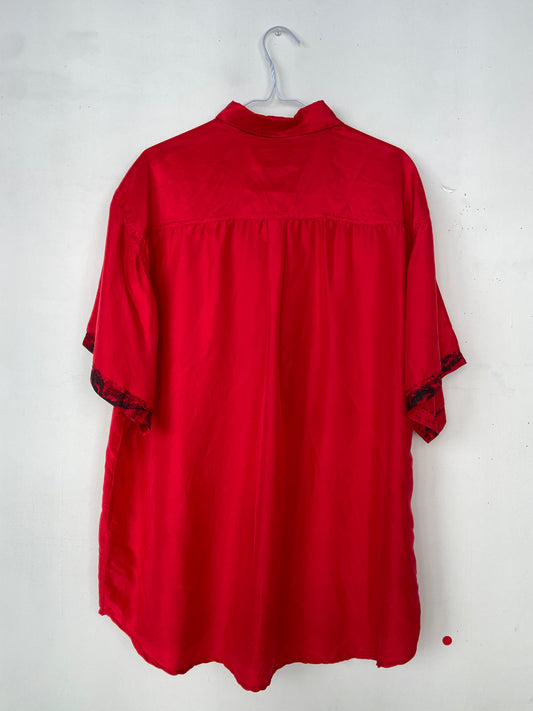 Chemise "Le Baiser Club" rouge