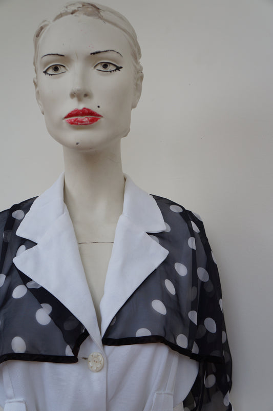 Chemise cape en voile
