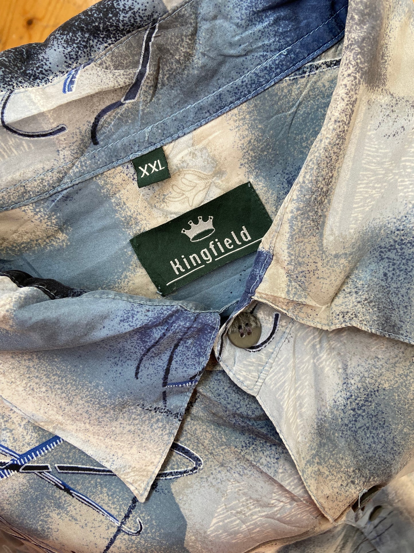 Chemise soie kingfield