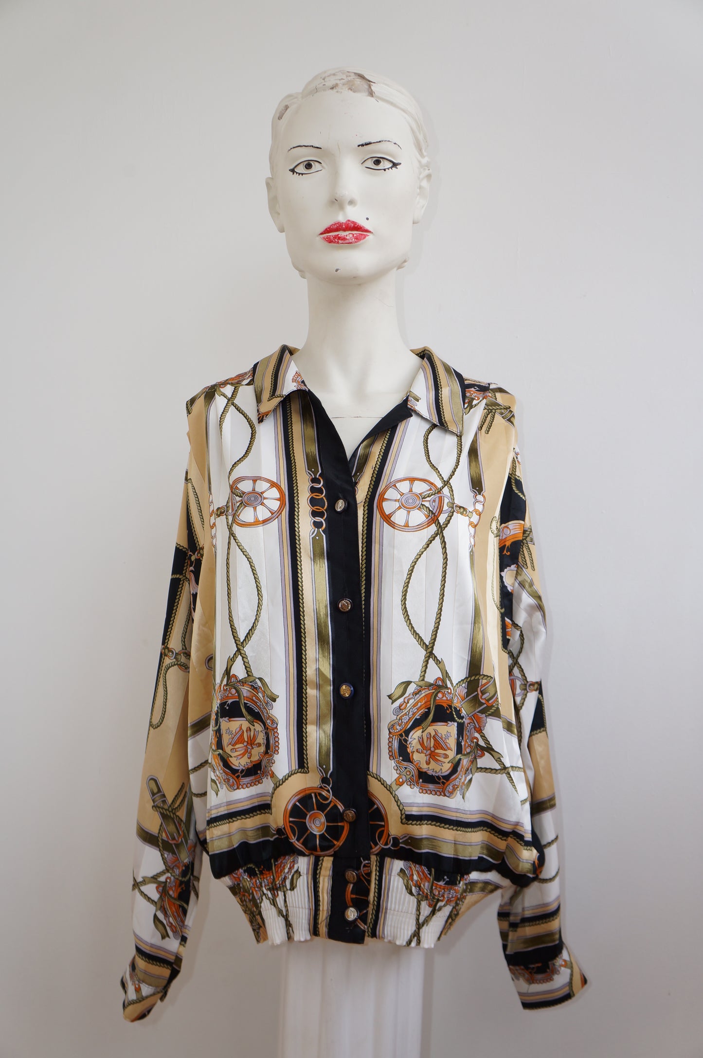 Chemise cordage doré