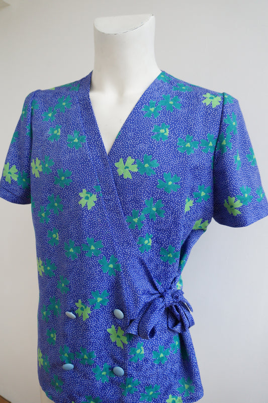 Chemise kimono fleuri