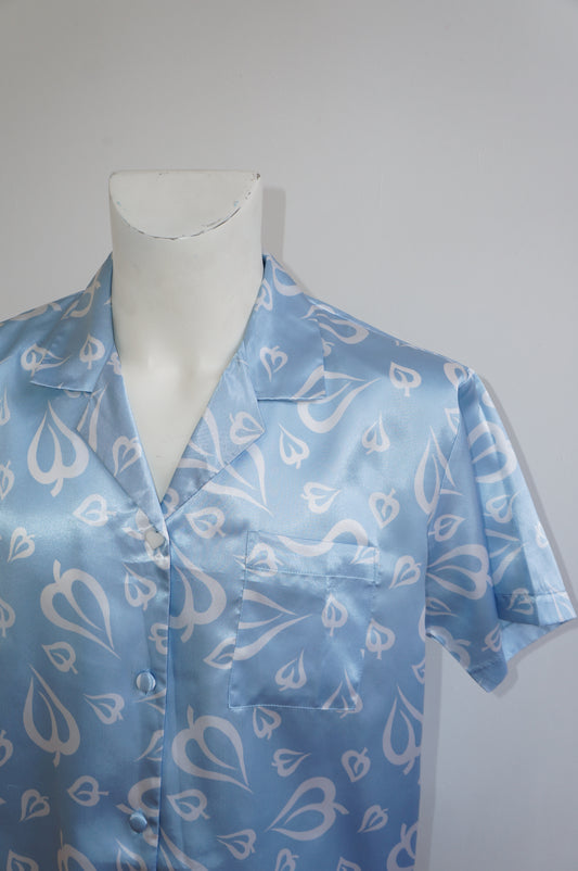 Chemise feuilles cœur