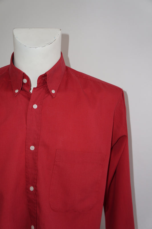 Chemise crop roso
