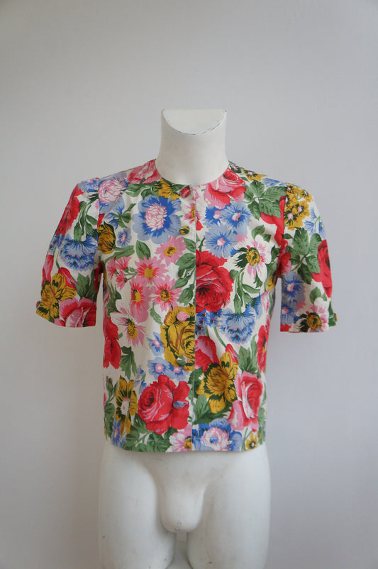 Chemise grosses fleurs
