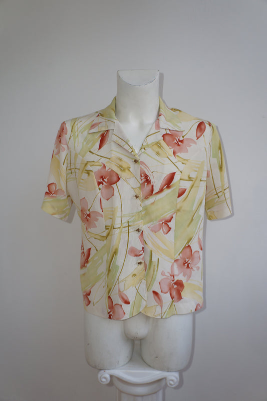 Chemise jardin pastel