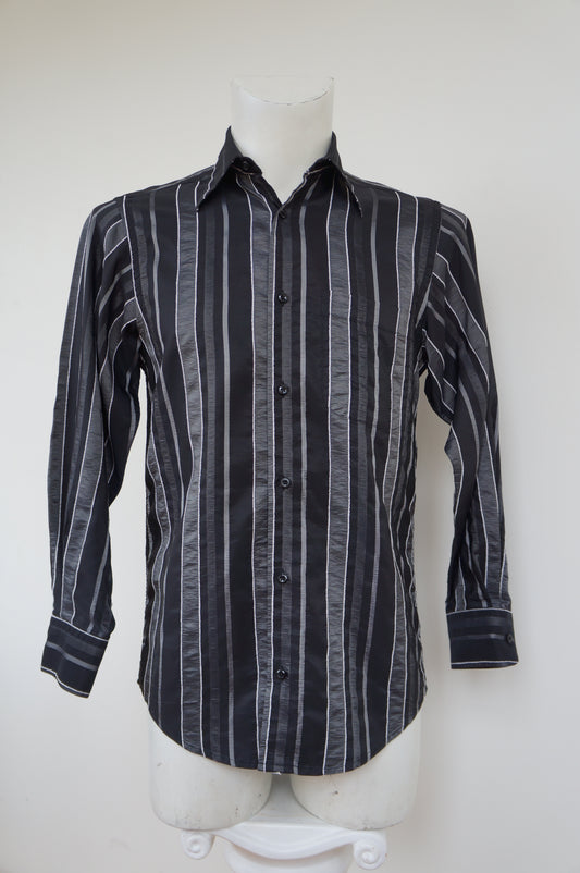 Chemise shiny black
