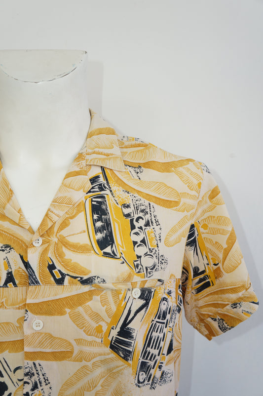 Chemise gold palm