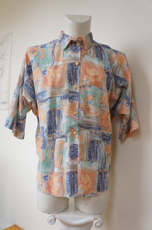Chemise peinture pastel