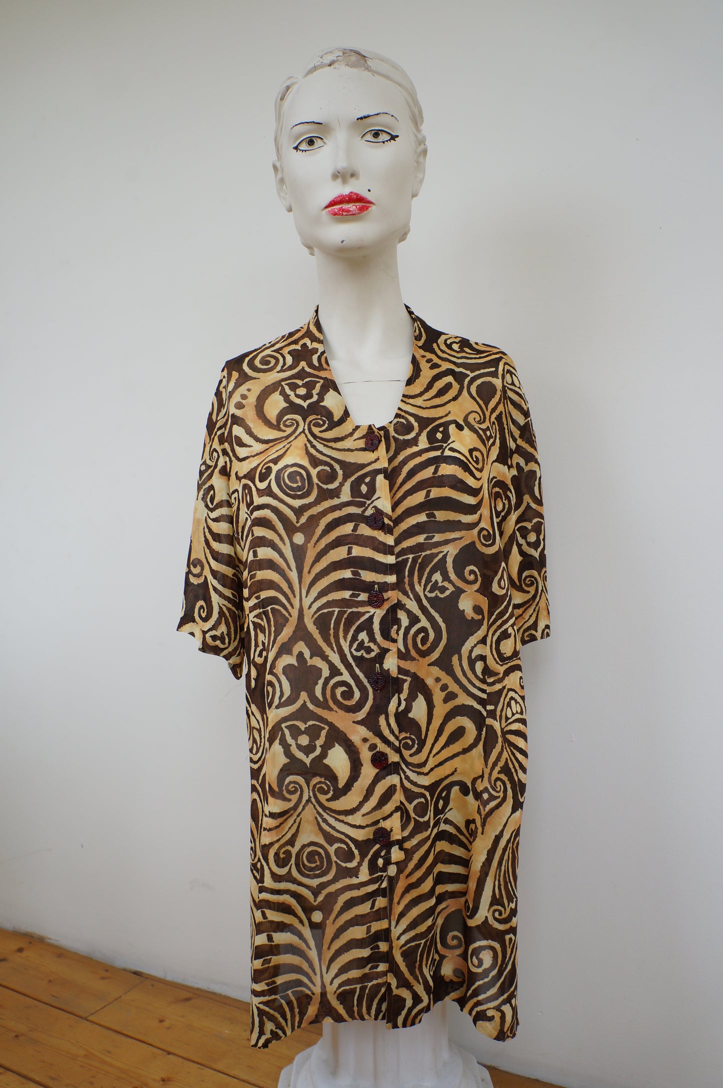 Chemise sable longue