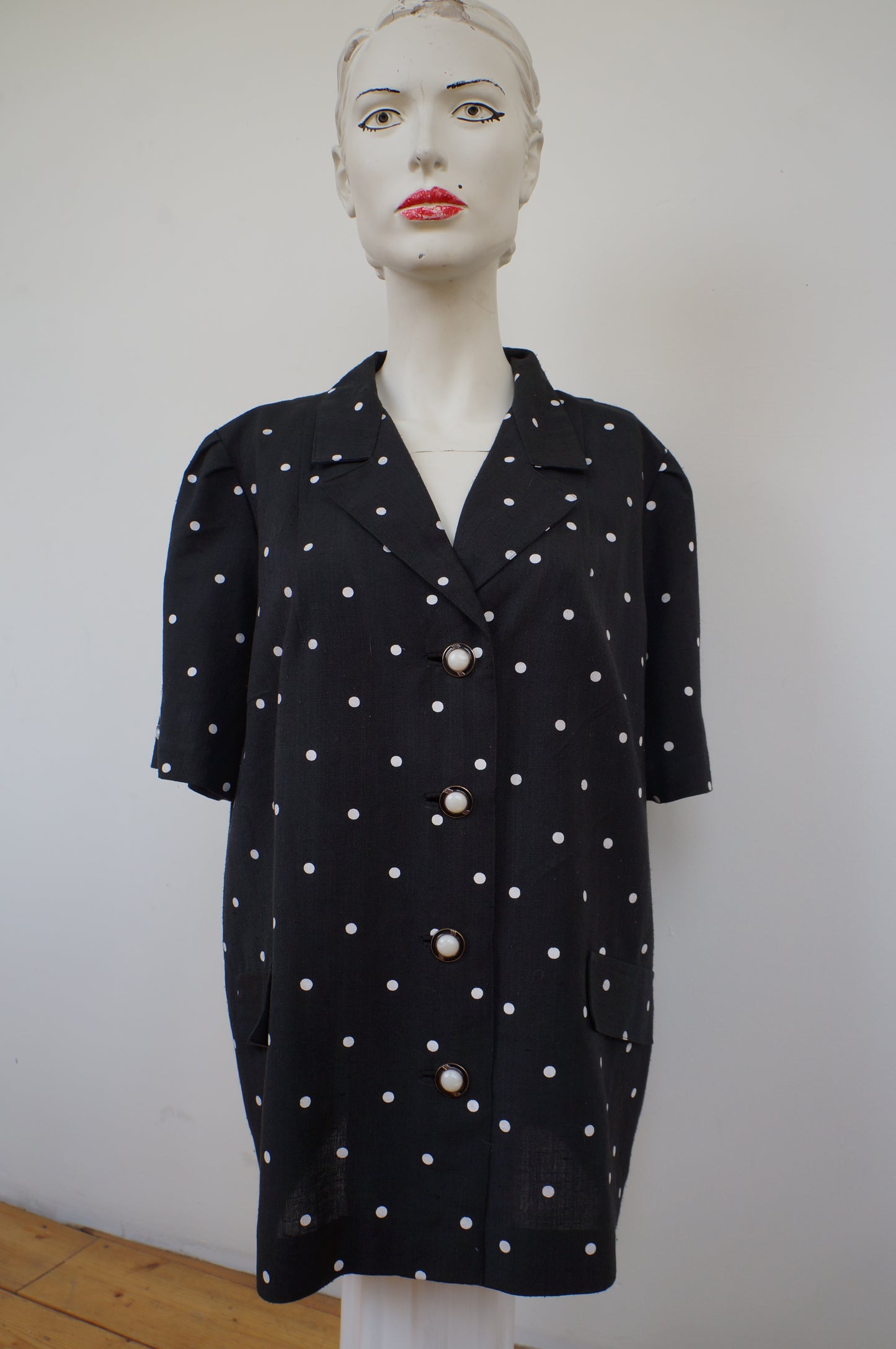 Chemise fifty pois